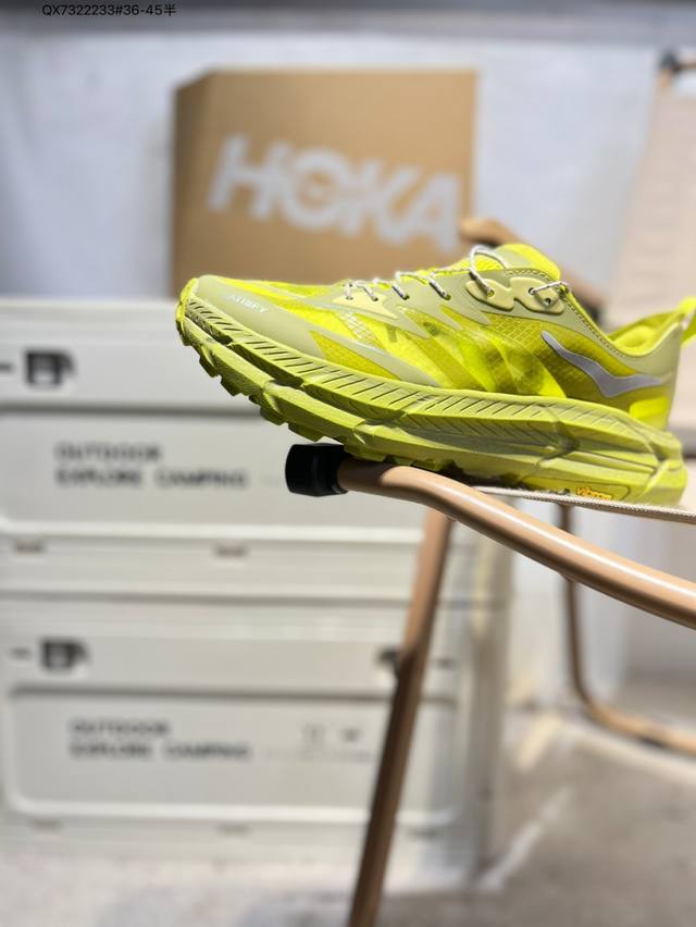 Satisfy x Hoka M Mafate Speed 4 new colorway. The brand comes from the Maori lan
