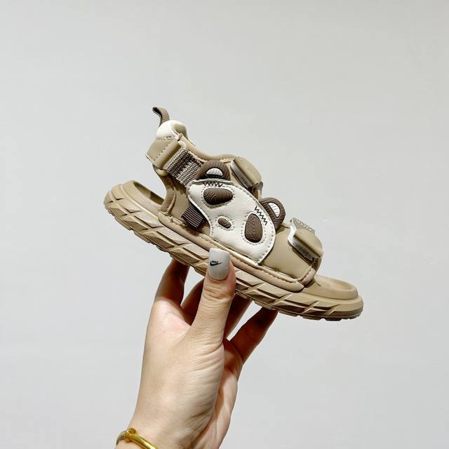 Special Offer: Nike Red Panda Soft-Sole Children's Beach Sandals. Sizes: 26-37.