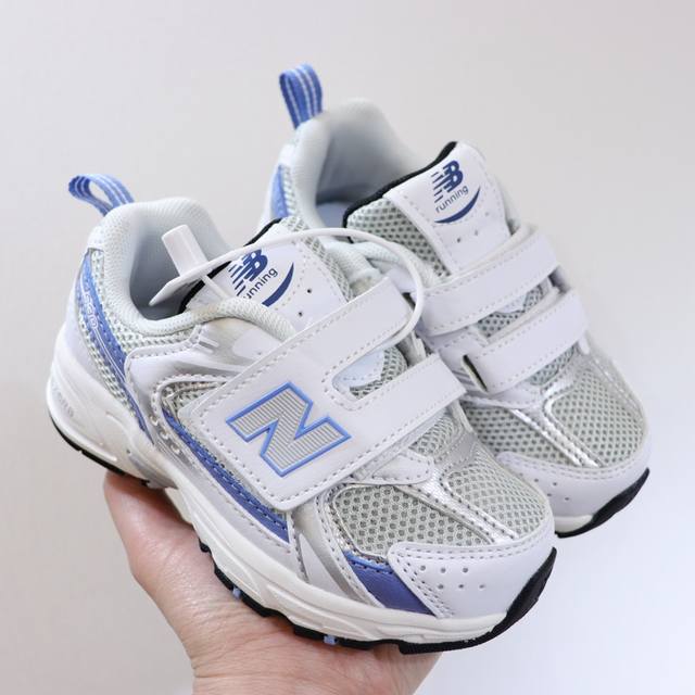 Nb530 Large Velcro Version Children's Shoes 26-37 The entire shoe is made of mes