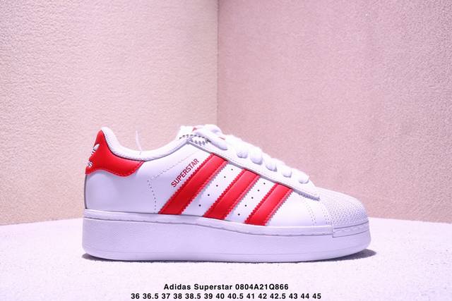 Adidas Originals Superstar Xlg Shell Toe Series Low-Top Classic All-Match Casua