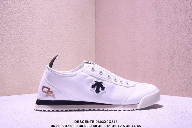 Company-level Descente Chron series unisex Chron retro sports casual shoes canva