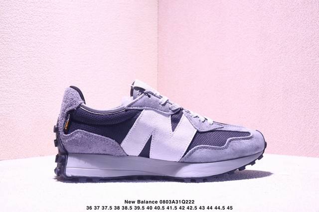 New Balance NB 327 comfortable and versatile simple low-top casual city commutin