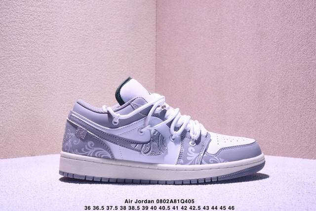Company-level Nike Air Jordan 1 Low Aj1 Qiao 1 low-top casual sneakers synchron