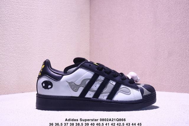 Adidas Originals Superstar Shell Toe Series Adidas Low-Top Classic All-Match Cas