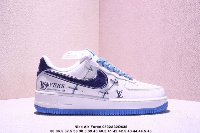 Limited overseas sale! Company-level Nike Air Force 1 '07 Low "LV Joint Beige F