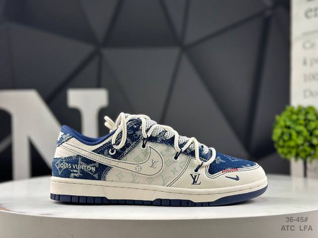 Company-level half-size Nike SB Dunk Low Anniversary high-end customized low-to