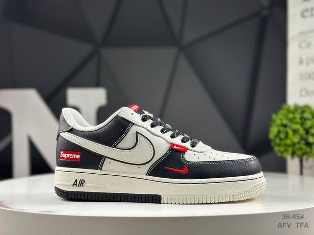 Nike Air Force 1 '07 low-top versatile casual sneaker. Soft, springy cushioning