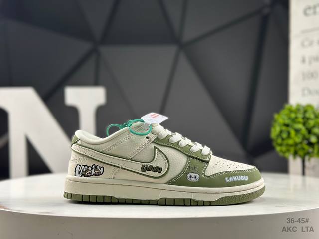 Overseas hit limited edition! High-end customized Nike SB Dunk Low "Labubu Labu