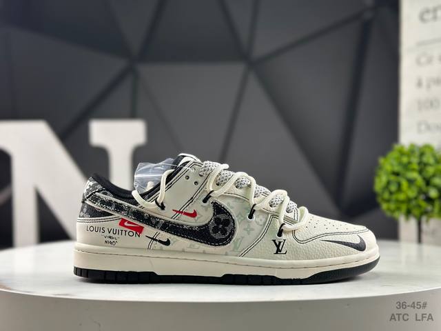 Company-level half-size Nike SB Dunk Low Anniversary high-end customized low-to