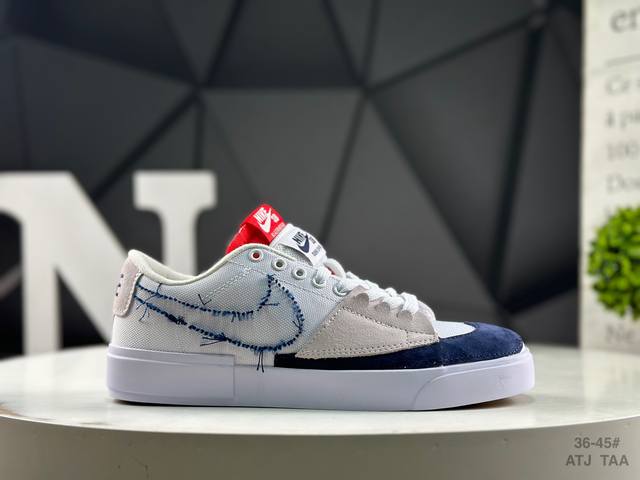 Authentic half-size Nike SB Zoom Blazer Mid Edge L unisex skate shoe. Made of pr