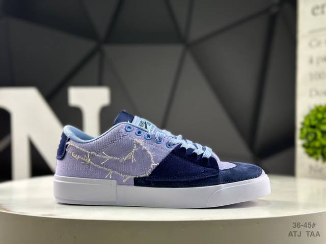Authentic half-size Nike SB Zoom Blazer Mid Edge L unisex skate shoe. Made of pr