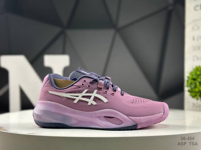 Asics Gel-Resolution X Asics Gel Resolution 2, a low-top, non-slip, wear-resista