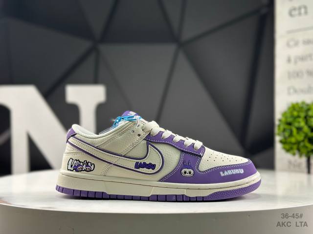 Overseas hit limited edition! High-end customized Nike SB Dunk Low "Labubu Labu
