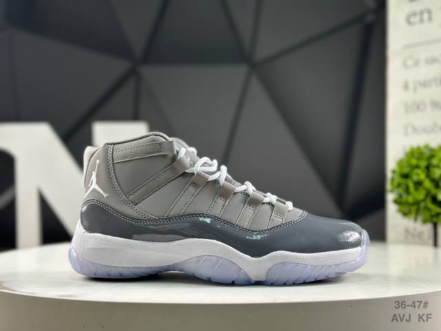 Nike Air Jordan 11 Concord Aj11 Joe 11 high-top patent leather basketball shoes