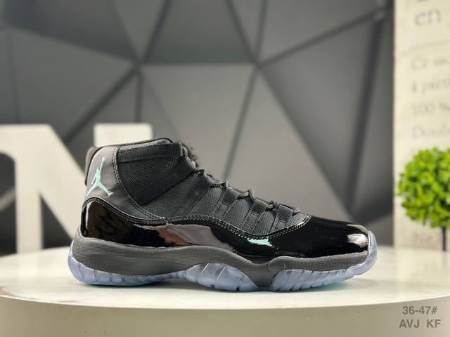 Nike Air Jordan 11 Concord Aj11 Joe 11 high-top patent leather basketball shoes