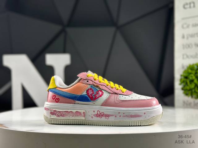 Nike Air Force 1 Fontanka series floral theme Air Force One low-top casual sneak