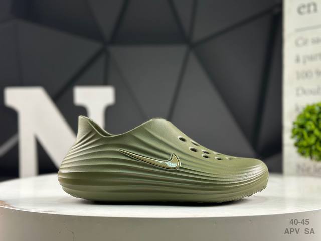 Nike Reactx Rejuven 8 new summer beach sandals, slippers, hole shoes, foam-integ
