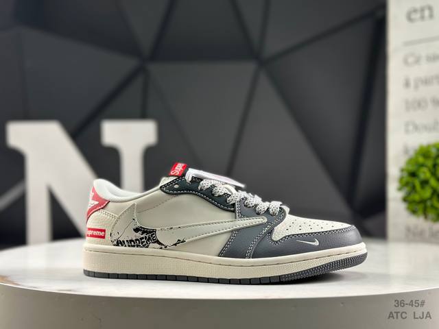 Nike Air Jordan 1 Low Aj1 Qiao 1 low-top trendy leisure sports sneakers. Aj1 low