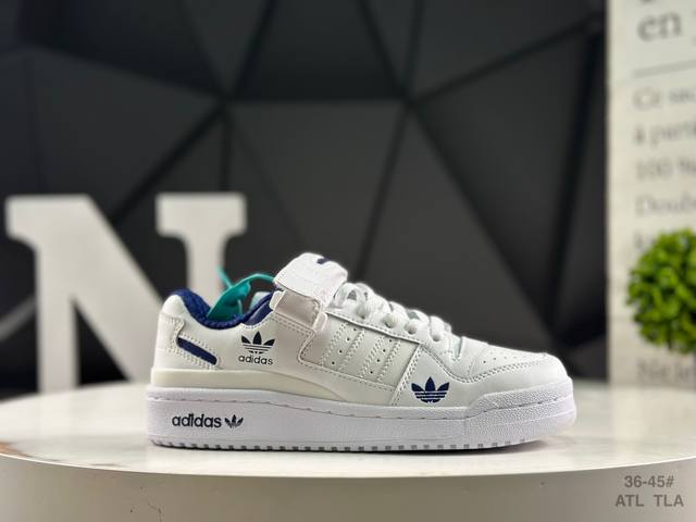 Authentic label with half-size Adidas Ad Forum Low Cl low-top versatile trendy c