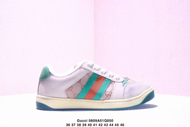 Company-level Gucci Distressed Screener Sneaker Gucci Dirty Shoes Series Officia