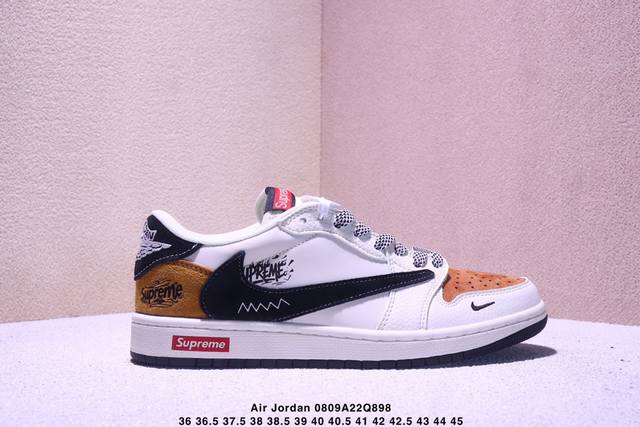 Corporate-level Nike Air Jordan 1 X Travis Scott Aj1 inverted hook Joe One inve