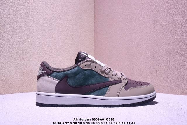 Corporate-level Nike Air Jordan 1 X Travis Scott Aj1 inverted hook Joe One inve