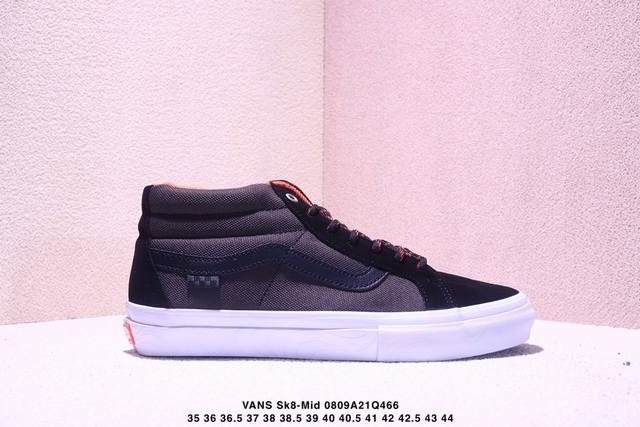 Vans Sk8-Mid Men's Spitfire Little Fireman Joint Retro Professional Skateboard S