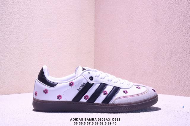 Adidas Originals Samba Og Shoes, a classic white sneaker with a T-toe design, a