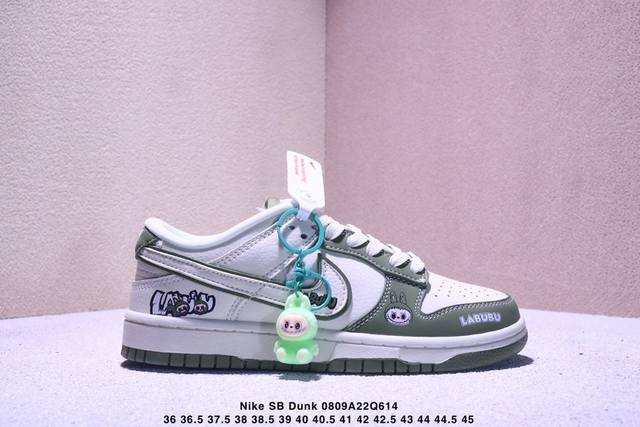 Overseas hit limited edition! High-end customized Nike SB Dunk Low "Labubu Labu
