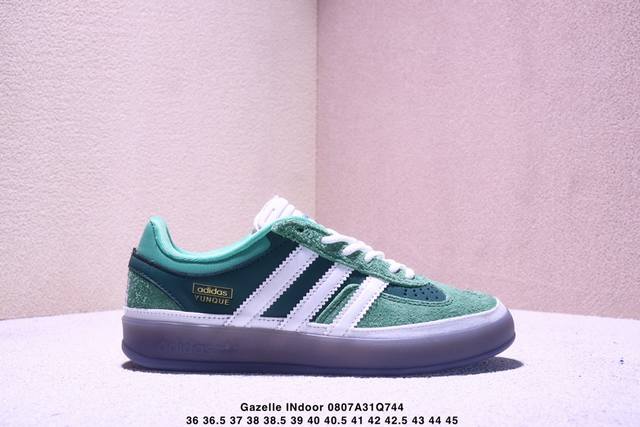 Ad Originals Gazelle Indoor End Trefoil casual, non-slip, and wear-resistant low