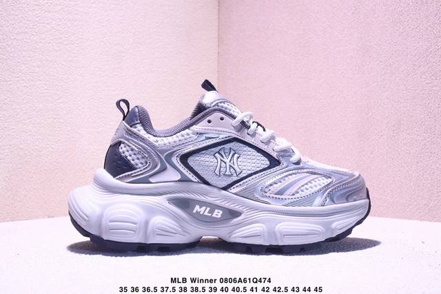 Mlb Winner Chunky Versatile Comfortable Casual Trend Sports Thick-soled Heighten