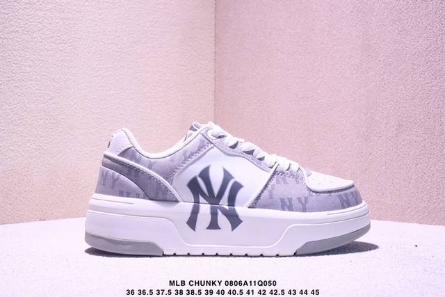 Genuine Mlb Chunky Liner Trendy and versatile thick-soled height-enhancing comf