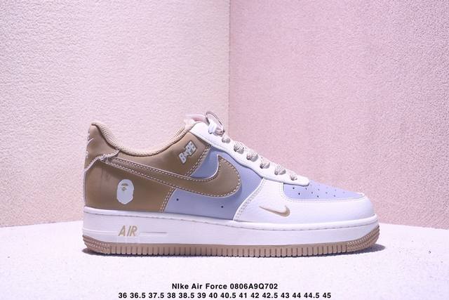 Limited overseas sale! Corporate-grade Nike Air Force 1 '07 Low "Bape co-brande