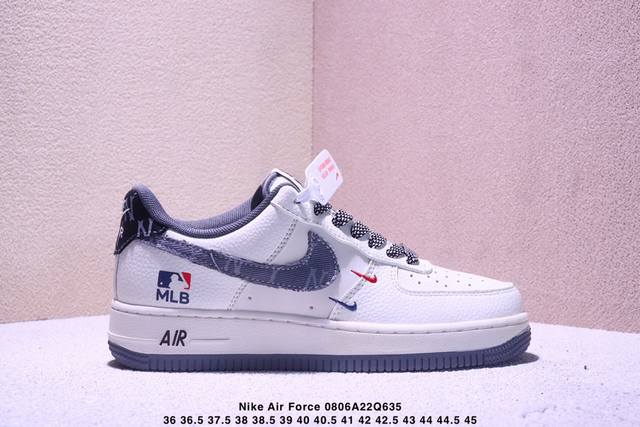 Overseas hit limited edition sale! Company-level Nike Air Force 1 '07 Low "Mlb