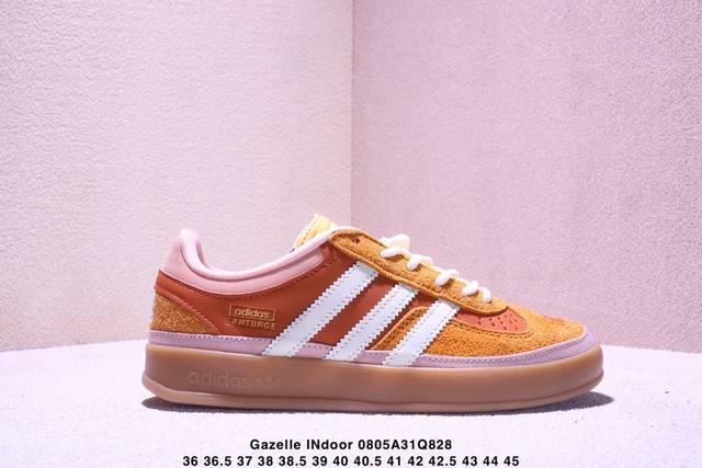 Company-level Adidas Bad X Bunny Gazelle Indoor Clover casual non-slip wear-resi