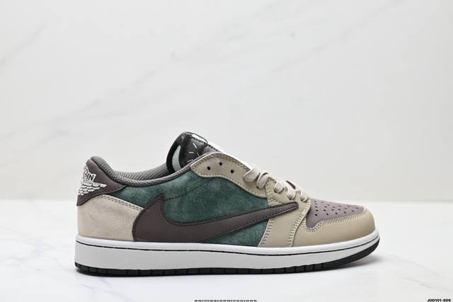 Corporate-level Nike Air Jordan 1 X Travis Scott Aj1 inverted hook Joe One inve