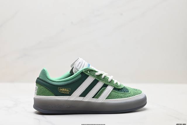 Company-level Bad Bunny X Adidas Originals Gazelle Indoor Trefoil Casual Non-sli