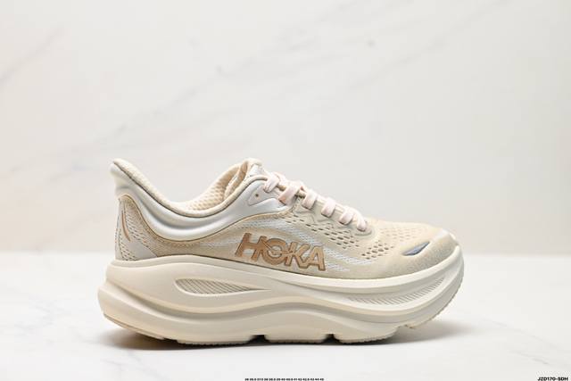 Company-level Hoka One One Bondi 9 Retro Comfortable Non-slip Wear-resistant Low