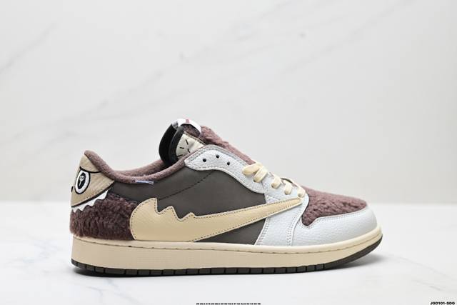 Corporate-level Nike Air Jordan 1 X Travis Scott Aj1 inverted hook Joe One inve