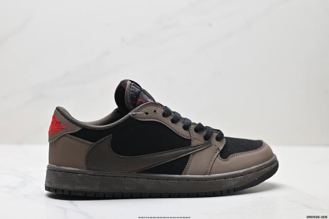 Authentic Nike Air Jordan 1 X Travis Scott Aj1 inverted hook Joe 1 inverted hook