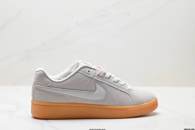 Genuine Nike Court Royale low-top white sneakers, lightweight casual shoes, sne