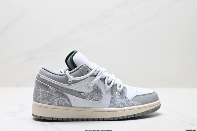 Company-level Nike Air Jordan 1 Low Aj1 Qiao 1 low-top casual sneakers synchron