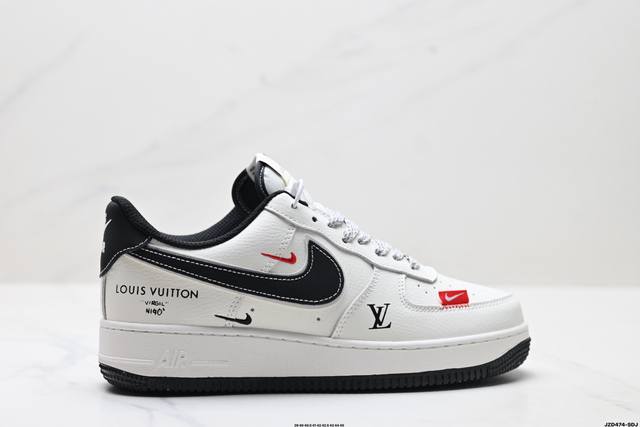 Corporate-grade Nike Air Force 1'07 low-top versatile casual sneaker. Soft, spr
