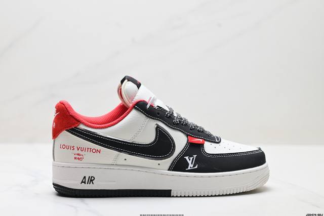 Corporate-grade Nike Air Force 1'07 low-top versatile casual sneaker. Soft, spr