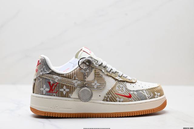 Company-level Nike Air Force 1'07 Lv8 Original last and cardboard create a pure