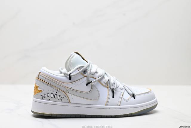 Corporate-grade Air Jordan 1 Low deconstructed drawstring low-top Aj1 Qiao 1 lo