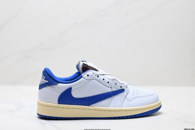 Authentic Nike Air Jordan 1 X Travis Scott Aj1 inverted hook Joe one inverted ho