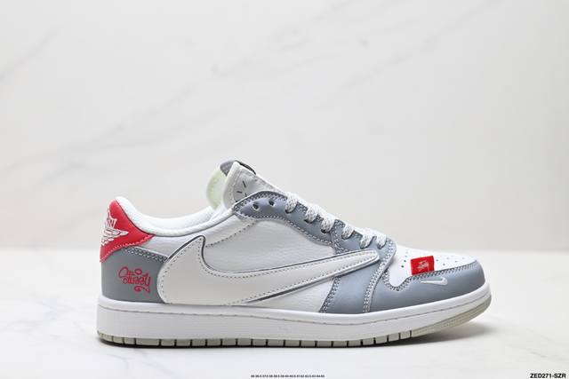 Corporate-level Nike Air Jordan 1 X Travis Scott Aj1 inverted hook Joe One inve