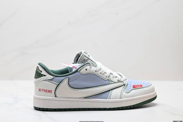 Corporate-level Nike Air Jordan 1 X Travis Scott Aj1 inverted hook Joe One inve