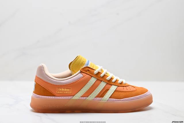 Company-level Bad Bunny X Adidas Originals Gazelle Indoor Trefoil Casual Non-sli